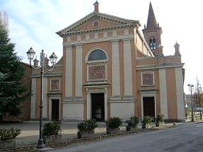 Concordia sul Secchia - Modena - Acqua nei muri della chiesa soluzione con centraline elettriche